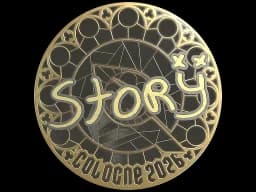 Sticker | story (Gold) | Cologne 2026