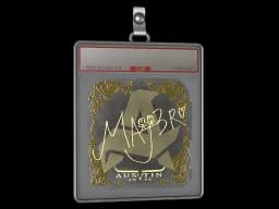 Sticker Slab | MAJ3R (Gold) | Austin 2025