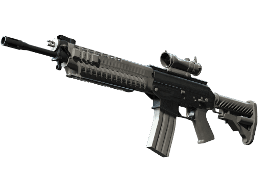 SG 553 | Damascus Steel (Battle-Scarred)