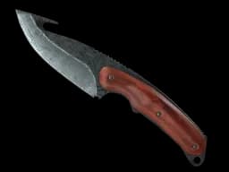★ StatTrak™ Gut Knife | Damascus Steel (Battle-Scarred)