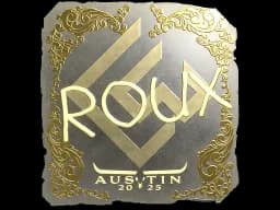 Sticker | ROUX (Gold) | Austin 2025