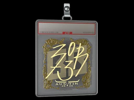 Sticker Slab | zorte (Gold) | Austin 2025