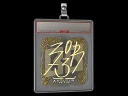Sticker Slab | zorte (Gold) | Austin 2025