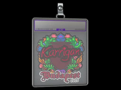 Sticker Slab | karrigan (Embroidered) | Budapest 2025