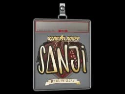 Sticker Slab | SANJI (Gold) | Berlin 2019