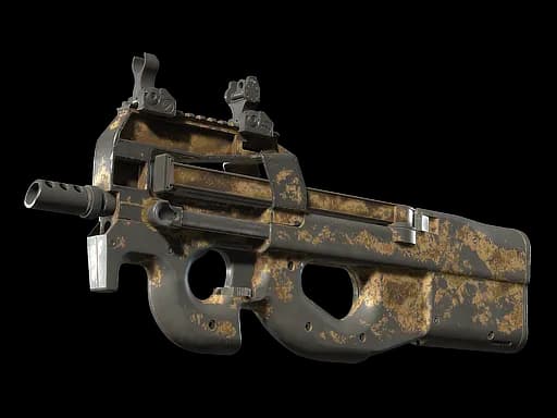 P90 | Desert Halftone (Battle-Scarred)