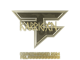 Sticker | karrigan (Gold) | Copenhagen 2024