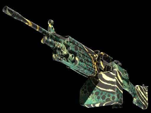 StatTrak™ M249 | Emerald Poison Dart (Factory New)