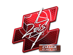 Sticker | Zeus (Foil) | Atlanta 2017