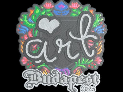 Sticker | arT (Embroidered) | Budapest 2025