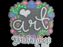 Sticker | arT (Embroidered) | Budapest 2025