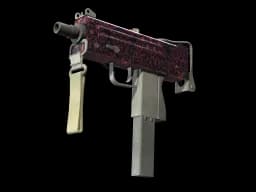 MAC-10 | Red Filigree (Minimal Wear)