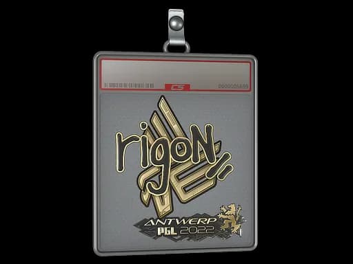 Sticker Slab | rigoN (Gold) | Antwerp 2022