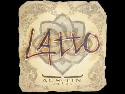 Sticker | latto | Austin 2025