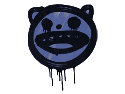 Sealed Graffiti | Happy Cat (SWAT Blue)