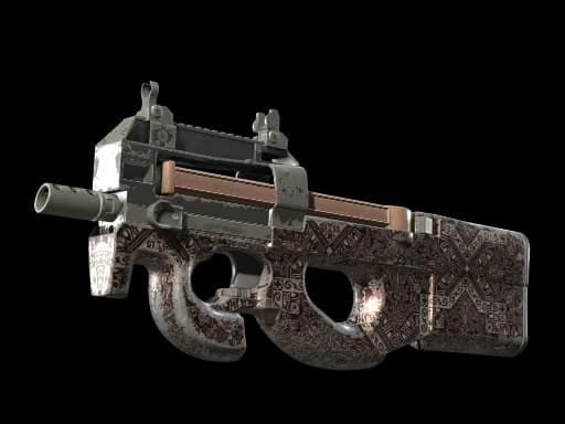 P90 | Baroque Red (Well-Worn)