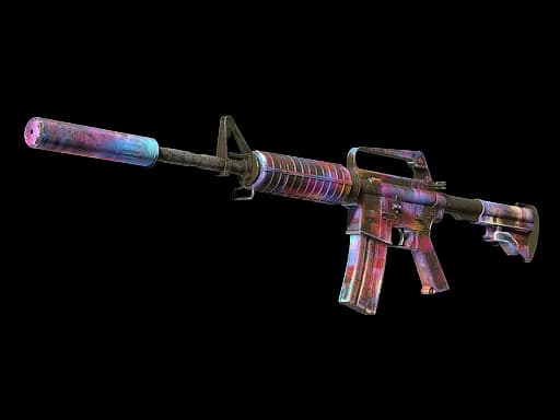 M4A1-S | Glitched Paint (Well-Worn)