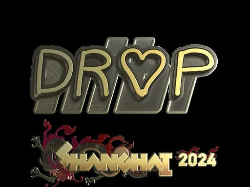 Sticker | drop (Gold) | Shanghai 2024