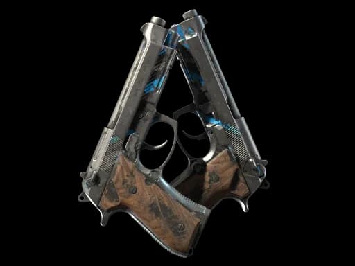 StatTrak™ Dual Berettas | Shred (Battle-Scarred)