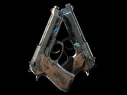 StatTrak™ Dual Berettas | Shred (Battle-Scarred)