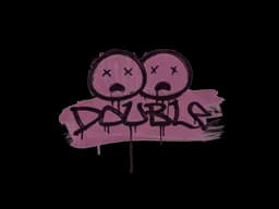 Sealed Graffiti | Double (Princess Pink)