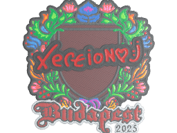 Sticker | xertioN (Embroidered) | Budapest 2025