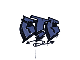 Sealed Graffiti | GTG (SWAT Blue)