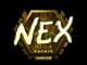 Sticker | nex (Gold) | London 2018 CS2 skin