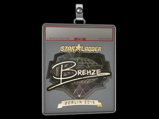 Sticker Slab | Brehze (Gold) | Berlin 2019