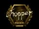 Sticker | chopper (Gold) | London 2018 CS2 skin
