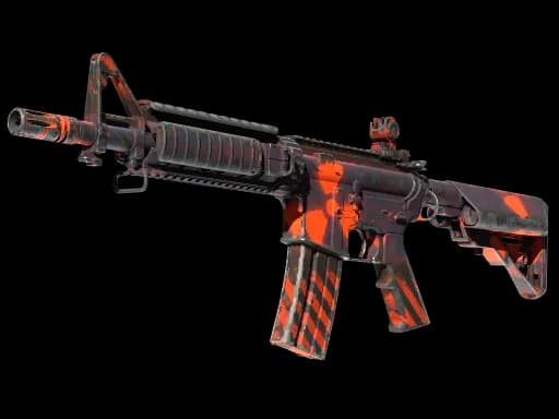 M4A4 | Radiation Hazard (Well-Worn)