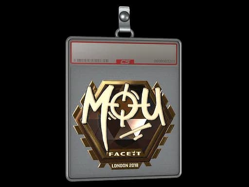 Sticker Slab | mou (Gold) | London 2018