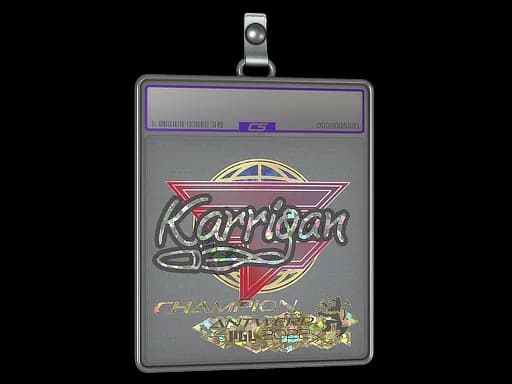 Sticker Slab | karrigan (Glitter, Champion) | Antwerp 2022