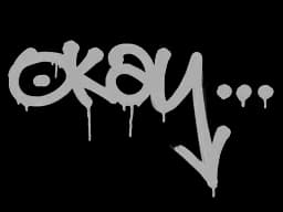 Sealed Graffiti | Okay (Shark White)