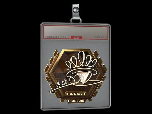 Sticker Slab | DD (Gold) | London 2018