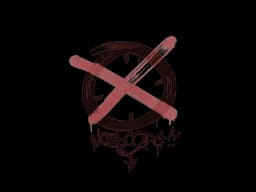 Sealed Graffiti | Noscope (Blood Red)