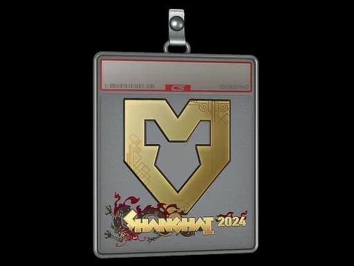 Sticker Slab | MOUZ (Gold) | Shanghai 2024