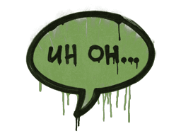 Sealed Graffiti | Uh Oh (Battle Green)