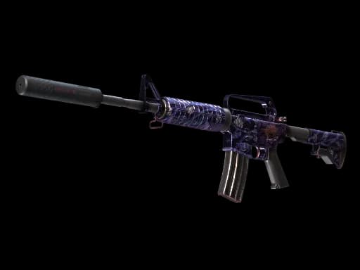 M4A1-S | Black Lotus (Well-Worn)