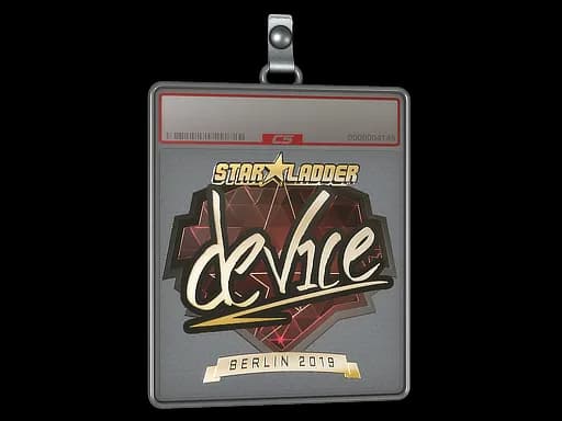 Sticker Slab | device (Gold) | Berlin 2019