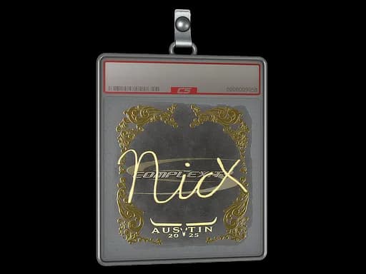 Sticker Slab | nicx (Gold) | Austin 2025