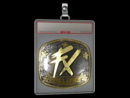 Sticker Slab | Fluxo (Gold) | Austin 2025