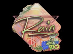Sticker | rain (Holo) | Rio 2022