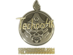 Sticker | Techno4K (Gold) | Copenhagen 2024