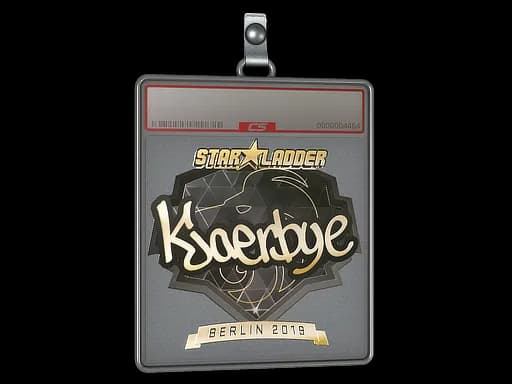 Sticker Slab | Kjaerbye (Gold) | Berlin 2019