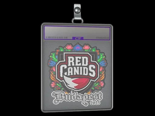 Sticker Slab | RED Canids (Embroidered) | Budapest 2025