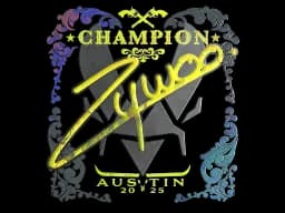 Sticker | ZywOo (Holo, Champion) | Austin 2025