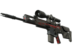 SCAR-20 | Crimson Web (Battle-Scarred)