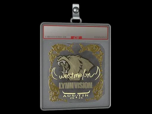Sticker Slab | westmelon (Gold) | Austin 2025
