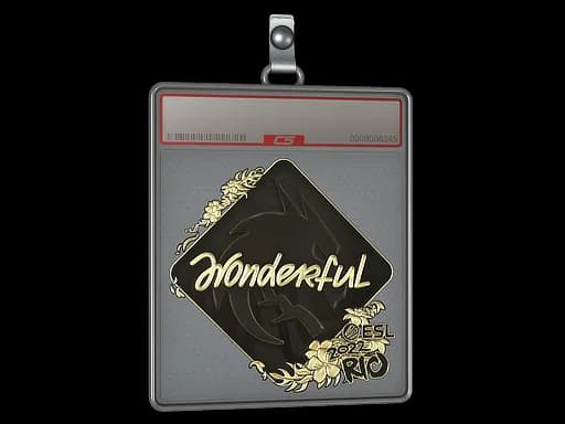 Sticker Slab | w0nderful (Gold) | Rio 2022